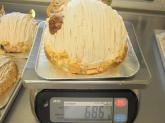 【人気No.1の生クリームたっぷりマロンケーキ】フランス菓子・特大　モンブラン15cm